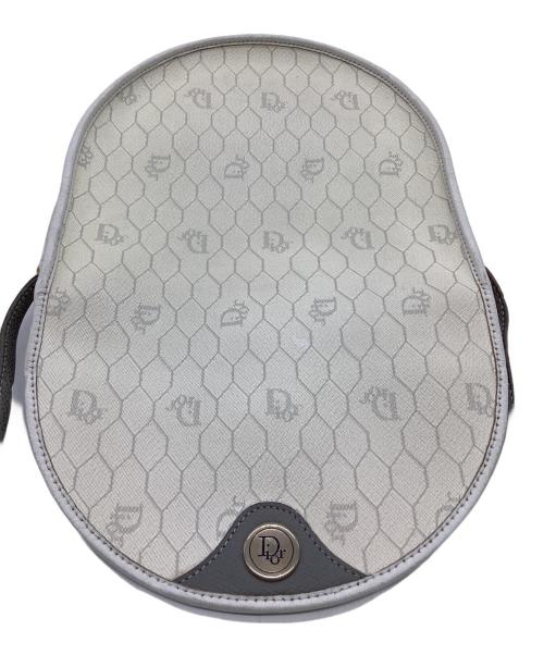 Christian Dior（クリスチャン ディオール）Christian Dior (クリスチャン ディオール) ハニカム柄 ショルダーポーチ ホワイトの古着・服飾アイテム