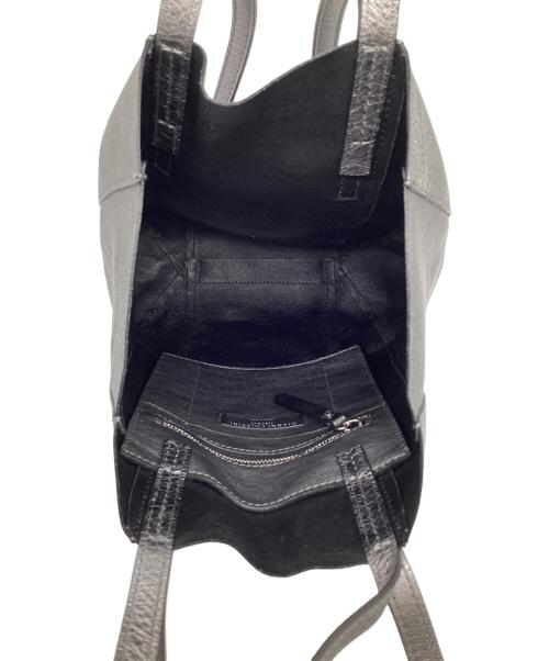 GIANNI CHIARINI（ジャンニ キアリーニ）GIANNI CHIARINI (ジャンニ キアリーニ) 縦型2WAYトートバッグ グレーの古着・服飾アイテム