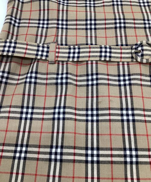 Burberry's（バーバリー）Burberry's (バーバリーズ) ノースリーブワンピース ベージュ サイズ:170 15-16の古着・服飾アイテム