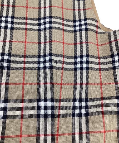Burberry's（バーバリー）Burberry's (バーバリーズ) ノースリーブワンピース ベージュ サイズ:170 15-16の古着・服飾アイテム