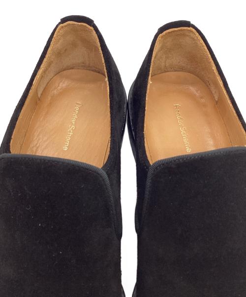HENDER SCHEME（エンダースキーマ）HENDER SCHEME (エンダースキーマ) suede jung（スエード ユング）シューズ ブラック サイズ:無の古着・服飾アイテム