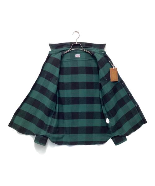 STANDARD CALIFORNIA（スタンダードカリフォルニア）STANDARD CALIFORNIA (スタンダードカリフォルニア) SD FLANNEL CHECK SHIRT（エスディー フランネル チェック シャツ） グリーン×ブラック サイズ:Lの古着・服飾アイテム