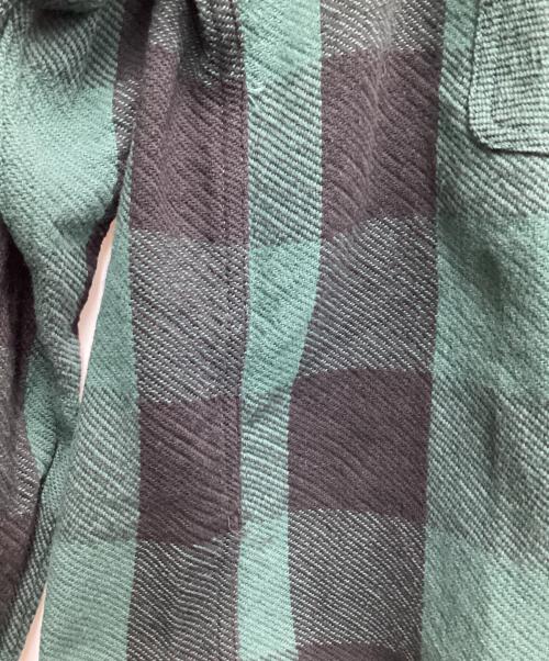 STANDARD CALIFORNIA（スタンダードカリフォルニア）STANDARD CALIFORNIA (スタンダードカリフォルニア) SD FLANNEL CHECK SHIRT（エスディー フランネル チェック シャツ） グリーン×ブラック サイズ:Lの古着・服飾アイテム