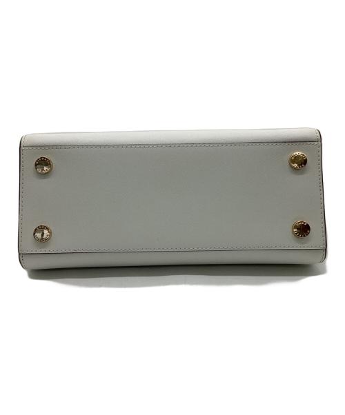 MICHAEL KORS（マイケル・コース）MICHAEL KORS (マイケルコース) SELMA MEDIUM SATCHEL（セルマ ミディアム サッチェル）2WAYバッグ ホワイトの古着・服飾アイテム