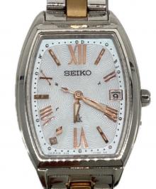 SEIKO（セイコー）の古着「LUKIA（ルキア）ソーラー電波腕時計」｜ホワイト