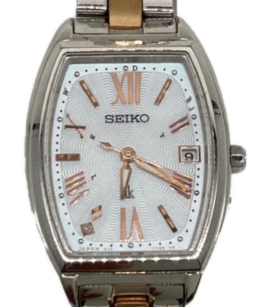 SEIKO（セイコー）SEIKO (セイコー) LUKIA（ルキア）ソーラー電波腕時計 ホワイトの古着・服飾アイテム
