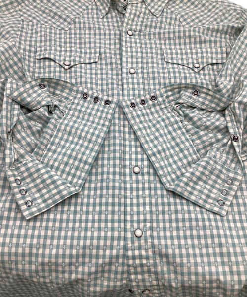 POLO COUNTRY RALPH LAUREN（ポロカントリー ラルフローレン）POLO COUNTRY RALPH LAUREN (ポロカントリー ラルフローレン) ロングスリーブ シャツ グリーン サイズ:US Mの古着・服飾アイテム