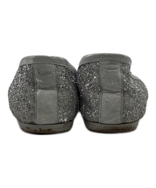 Maison Margiela（メゾンマルジェラ）Maison Margiela (メゾンマルジェラ) Tabi（タビ） バレエシューズ シルバー サイズ:39の古着・服飾アイテム