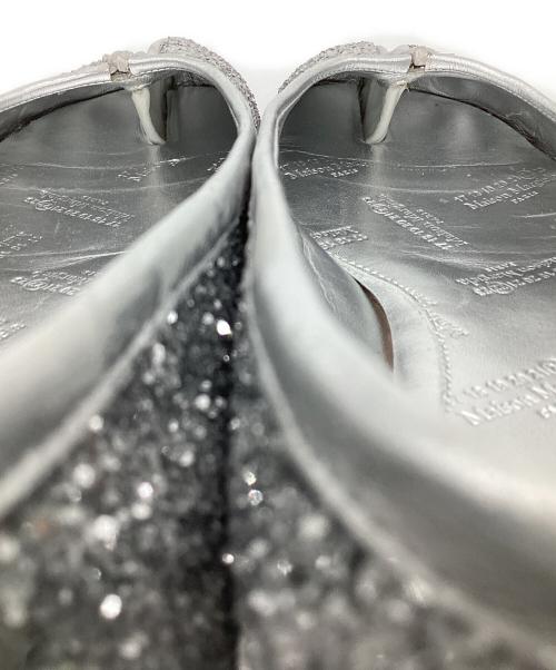 Maison Margiela（メゾンマルジェラ）Maison Margiela (メゾンマルジェラ) Tabi（タビ） バレエシューズ シルバー サイズ:39の古着・服飾アイテム