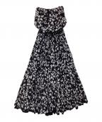 MARIHAマリハ）の古着「草原の夢のドレス ベアトップワンピース」｜ブラック