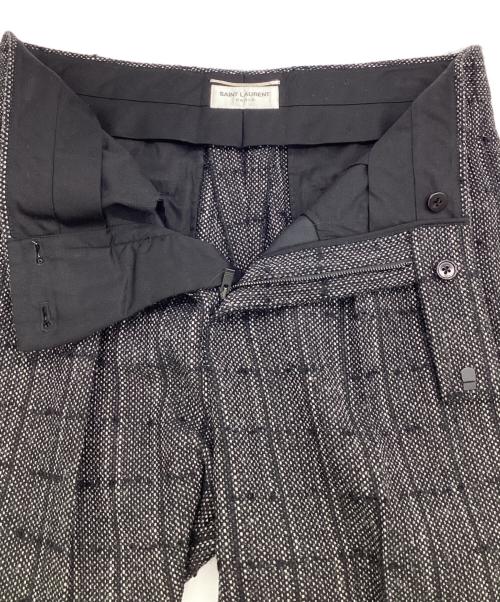 Saint Laurent Paris（サンローランパリ）Saint Laurent Paris (サンローランパリ) ウールパンツ ブラック サイズ:46の古着・服飾アイテム
