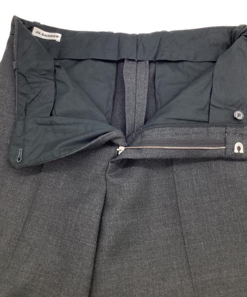 JIL SANDER（ジルサンダー）JIL SANDER (ジルサンダー) ウールパンツ ブラック サイズ:46の古着・服飾アイテム