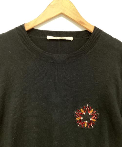 GIVENCHY（ジバンシィ）GIVENCHY (ジバンシィ) 薄手ニット ブラック サイズ:不明の古着・服飾アイテム