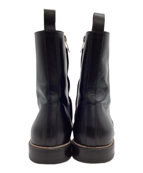 VERSACE（ヴェルサーチェ）VERSACE (ヴェルサーチェ) サイドジップブーツ ブラック サイズ:42の古着・服飾アイテム