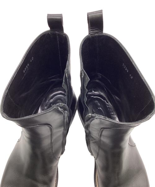 VERSACE（ヴェルサーチェ）VERSACE (ヴェルサーチェ) サイドジップブーツ ブラック サイズ:42の古着・服飾アイテム