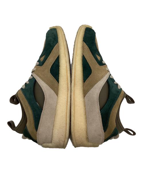 CLARKS ORIGINALS（クラークス オリジナルズ）CLARKS ORIGINALS (クラークス オリジナルズ) RONNIE FIEG (ロニー ファイグ) BREACON（ブリーコン）スニーカー ベージュ×グリーン サイズ:UK8½の古着・服飾アイテム