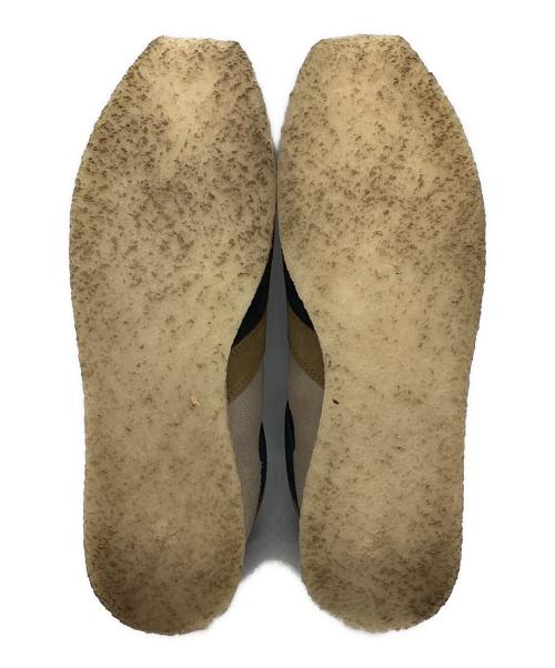 CLARKS ORIGINALS（クラークス オリジナルズ）CLARKS ORIGINALS (クラークス オリジナルズ) RONNIE FIEG (ロニー ファイグ) BREACON（ブリーコン）スニーカー ベージュ×グリーン サイズ:UK8½の古着・服飾アイテム