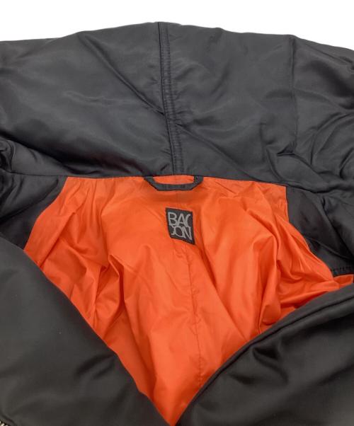 BACON（ベーコン）BACON (ベーコン) Big Bomber Jacket（ビッグ ボンバー ジャケット） ブラック サイズ:XSの古着・服飾アイテム