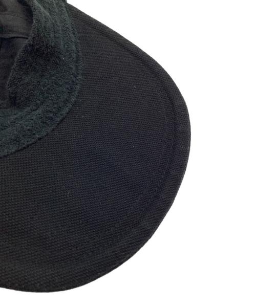 SUPREME（シュプリーム）SUPREME (シュプリーム) LACOSTE (ラコステ) Pique Camp Cap（ピケ キャンプ キャップ） ブラックの古着・服飾アイテム