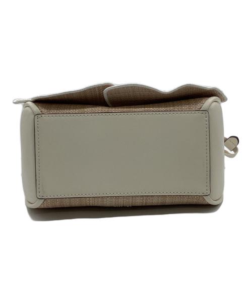 Kate Spade（ケイトスペード）Kate Spade (ケイトスペード) フローラ 3D ストロー ローズ ハンドバッグ ベージュの古着・服飾アイテム