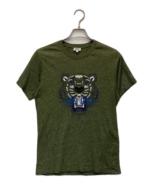 KENZO（ケンゾー）KENZO (ケンゾー) タイガープリントTシャツ グリーン サイズ:Sの古着・服飾アイテム