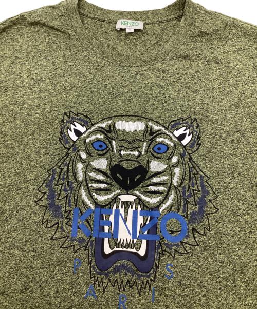 KENZO（ケンゾー）KENZO (ケンゾー) タイガープリントTシャツ グリーン サイズ:Sの古着・服飾アイテム