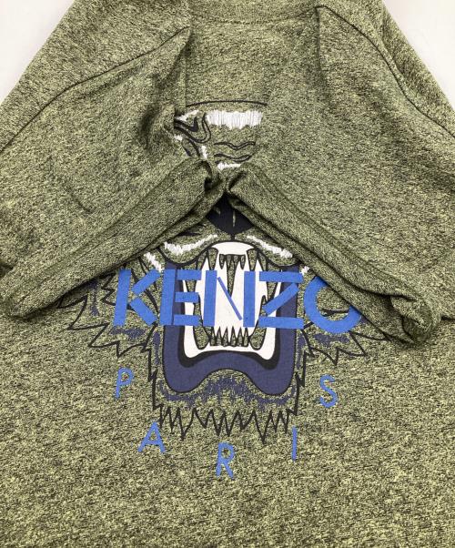 KENZO（ケンゾー）KENZO (ケンゾー) タイガープリントTシャツ グリーン サイズ:Sの古着・服飾アイテム