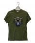 KENZO（ケンゾー）の古着「タイガープリントTシャツ」｜グリーン