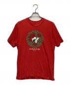 COACH×DISNEYコーチ×ディズニー）の古着「東京オリンピック限定Tシャツ」｜レッド