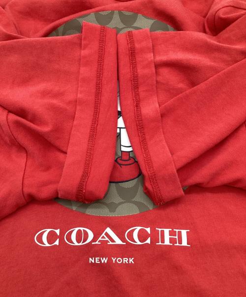 COACH（コーチ）COACH (コーチ) DISNEY (ディズニー) 東京オリンピック限定Tシャツ レッド サイズ:Mの古着・服飾アイテム