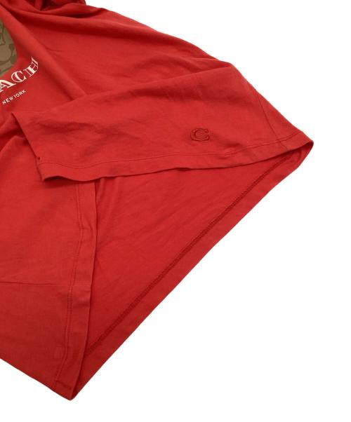 COACH（コーチ）COACH (コーチ) DISNEY (ディズニー) 東京オリンピック限定Tシャツ レッド サイズ:Mの古着・服飾アイテム