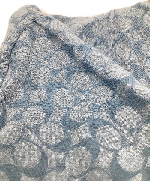 COACH（コーチ）COACH (コーチ) シグネチャーキャンプシャツ ライトブルー サイズ:Sの古着・服飾アイテム