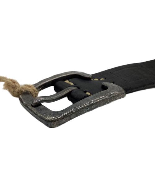 VINTAGE WORKS（ヴィンテージワークス）VINTAGE WORKS (ヴィンテージワークス) AVIREX (アヴィレックス) レザーベルト ブラック サイズ:35/89の古着・服飾アイテム