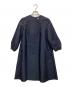 BALLSEY（ボールジィ）の古着「ハイカウントダブルクロス Aラインワンピース」｜ネイビー