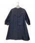 BALLSEY (ボールジィ) ハイカウントダブルクロス Aラインワンピース ネイビー サイズ:36：8000円