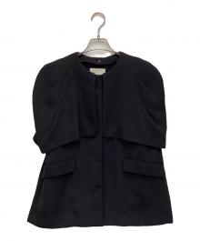 CELFORD（セルフォード）の古着「ケープ付きジレ」｜ブラック
