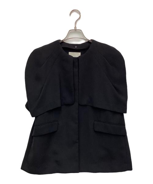 CELFORD（セルフォード）CELFORD (セルフォード) ケープ付きジレ ブラック サイズ:Fの古着・服飾アイテム