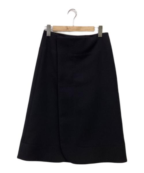 MARNI（マルニ）MARNI (マルニ) ラップスカート ブラック サイズ:40の古着・服飾アイテム