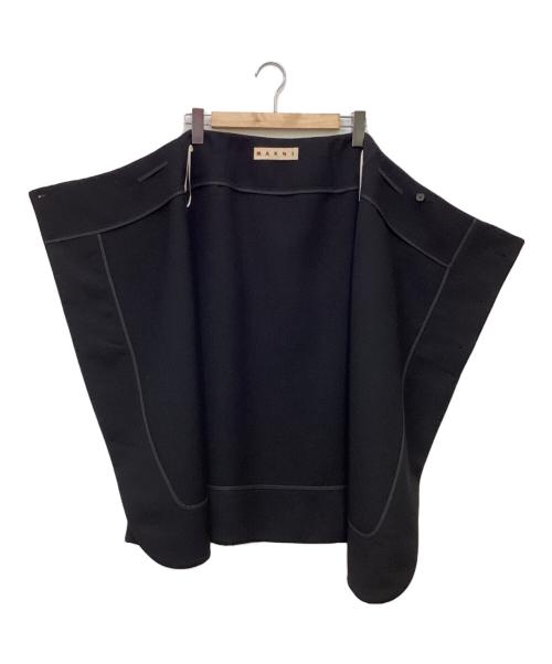 MARNI（マルニ）MARNI (マルニ) ラップスカート ブラック サイズ:40の古着・服飾アイテム