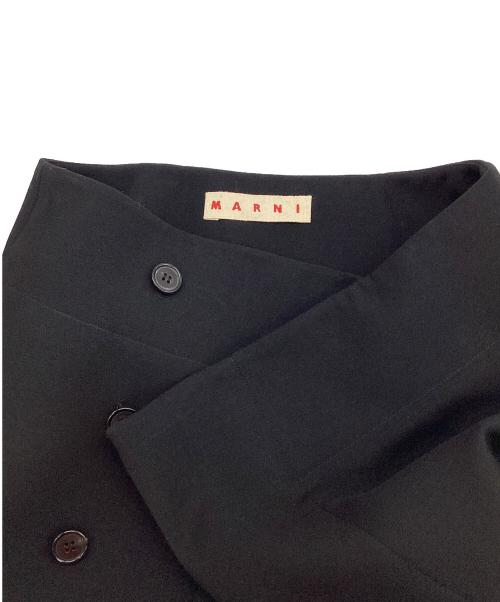 MARNI（マルニ）MARNI (マルニ) ラップスカート ブラック サイズ:40の古着・服飾アイテム