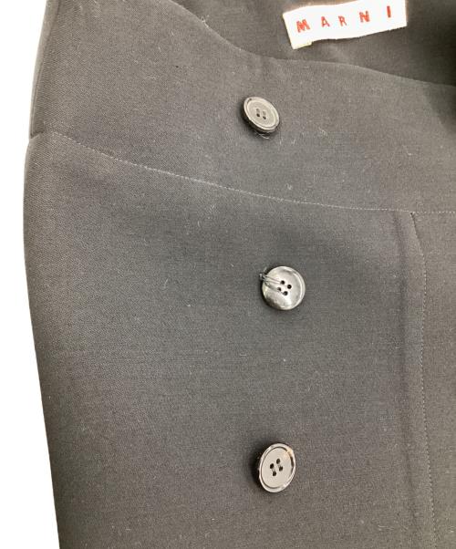 MARNI（マルニ）MARNI (マルニ) ラップスカート ブラック サイズ:40の古着・服飾アイテム