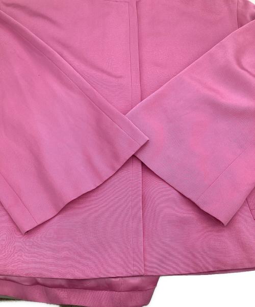 DRAWER（ドゥロワー）DRAWER (ドゥロワー) グログラン ジャケット ショッキングピンク サイズ:36の古着・服飾アイテム