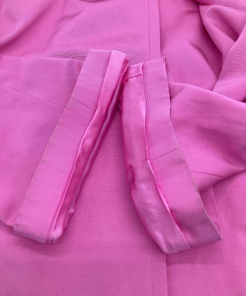 DRAWER（ドゥロワー）DRAWER (ドゥロワー) グログラン ジャケット ショッキングピンク サイズ:36の古着・服飾アイテム