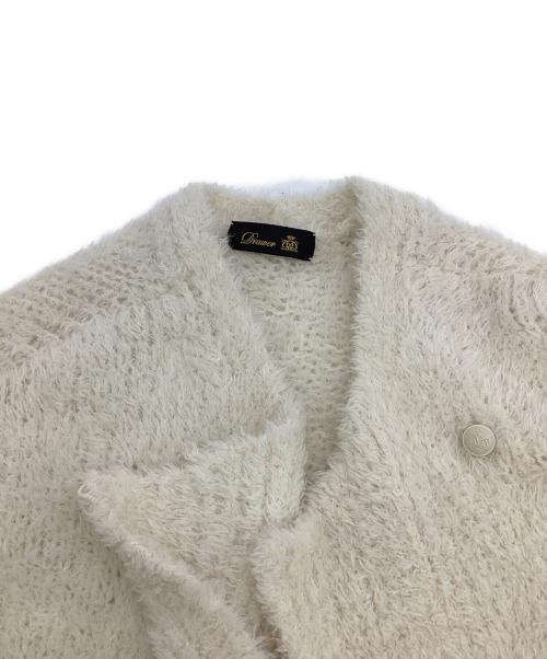 DRAWER（ドゥロワー）DRAWER (ドゥロワー) シャギーニットジレベスト アイボリー サイズ:表記無の古着・服飾アイテム