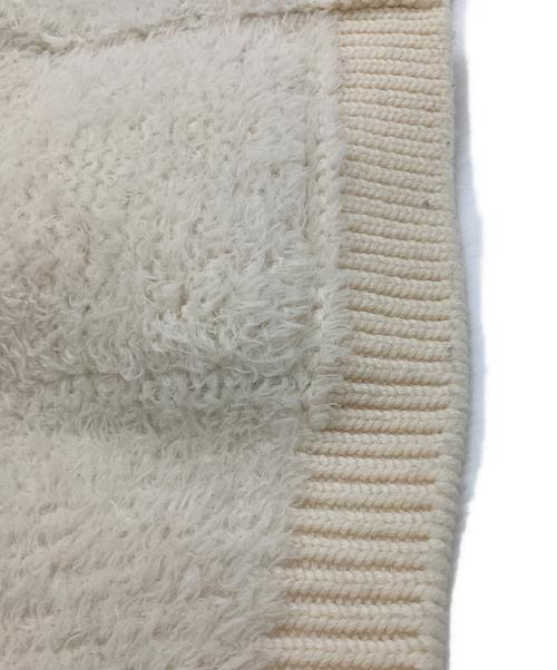 DRAWER（ドゥロワー）DRAWER (ドゥロワー) シャギーニットジレベスト アイボリー サイズ:表記無の古着・服飾アイテム