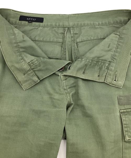 GUCCI（グッチ）GUCCI (グッチ) カーゴパンツ カーキ サイズ:44の古着・服飾アイテム