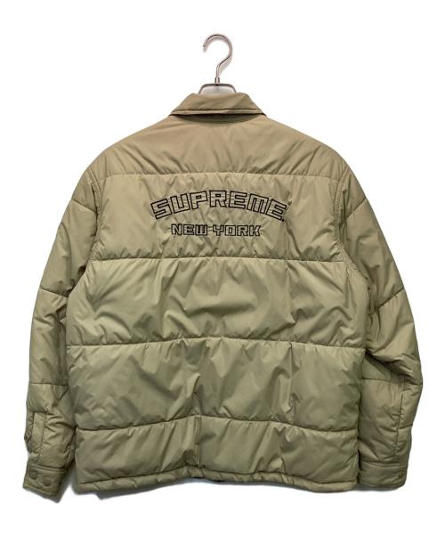 SUPREME（シュプリーム）SUPREME (シュプリーム) Reversible Puffy Work Jacket（リバーシブル パフィ ワーク ジャケット） カーキ サイズ:Mの古着・服飾アイテム