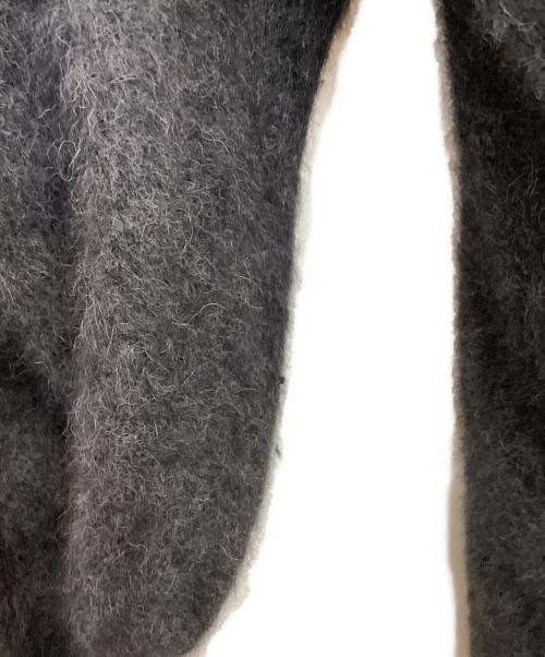 Noble（ノーブル）Noble (ノーブル) ファーニットパフカーディガン グレー サイズ:表記無の古着・服飾アイテム