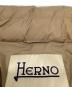 中古・古着 HERNO (ヘルノ) ナイロン ウルトラライト ダウンジャケット ベージュ サイズ:46：30000円