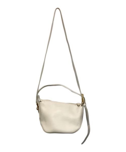 J&M DAVIDSON（ジェイ＆エム デヴィッドソン）J&M DAVIDSON (ジェイ＆エム デヴィッドソン) QUIVER ZIP（クイバー ジップ）2WAYバッグ アイボリーの古着・服飾アイテム